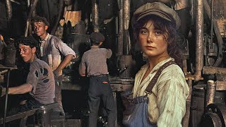 The harsh reality of work in the 1900s USA  Colorized [upl. by Abbye]