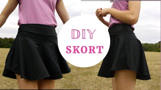 Sewing My Own Activewear DIY Workout SkortTennis Skirt [upl. by Solly]