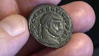 Maxentius follis RIC 208 [upl. by Aleahpar]