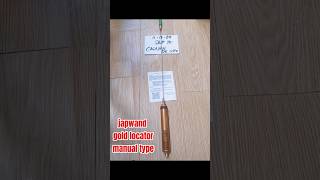 Japwand gold locatorManual type loaded w129 typea of anti decoy diy goldtools [upl. by Dreda912]