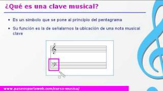 Curso de música  Las claves musicales [upl. by Egduj]