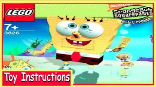 How To BuildLEGO SpongeBob Squarepants 3826 BuildaBob Instructions [upl. by Aihsekel]