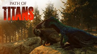 Alioramus Gameplay WWD Realism  Path of Titans [upl. by Pudendas]