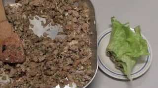 Pork San Choy Bow  Video Recipe [upl. by Nafis594]