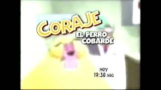 Promo Corajeel perro cobarde Cartoon Network 2001 [upl. by Lede]