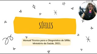 Sífilis  Manual Técnico para o Diagnóstico de Sífilis [upl. by Pare]