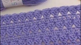 Crochet Quick Mini Triangles Easy quick blanket or throw [upl. by Nagirrek953]