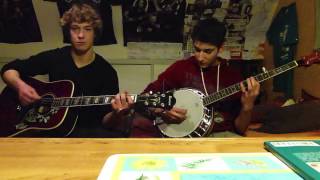 Deliverance  Dueling Banjos cover Max amp Clem [upl. by Anelem]