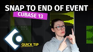 HOW TO SNAP END OF EVENT TO GRID  Quick Tip Cubase 13 [upl. by Larochelle86]