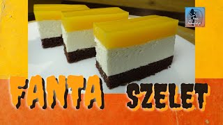 🍊Fanta szelet🍊  Ahogy én szeretem 😍  Könnyű sütemény recept  Teca konyhája [upl. by Aiken]