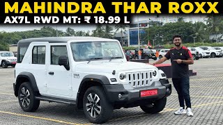 ₹ 1899 L Mahindra Thar Roxx variant  Walkaround Review with All details [upl. by Collin]