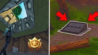 WORKING How To Get Into SECRET BUNKER at WAILING WOODS Fortnite Bunker Revealed [upl. by Dick]