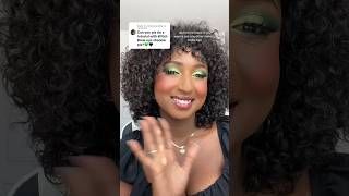 SUPER EZ Green eyeshadow tut makeuptutorial greeneyeshadow eyeshadow makeup shorts [upl. by Asik]