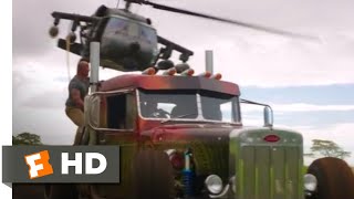 Hobbs amp Shaw 2019  Helicopter vs Trucks Scene 810  Movieclips [upl. by Eugenle]