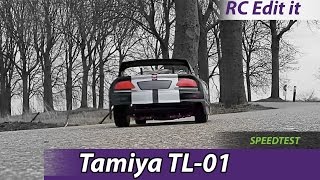 RCedit it  RC Speedrun Practice Part 1  Brushless Tamiya TL01 [upl. by Anez]