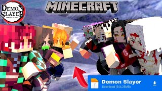 Minecraft Demon slayer mod 120121 download mediafıre😍 [upl. by Immanuel4]