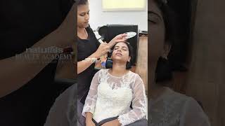 Christian Bridal Makeup Practice in Progress 👰🏻💄 naturalsbeautyacademy hairstyle fashion [upl. by Gordon26]