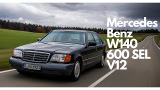 MercedesBenz W140 600 SEL V12  All About Cars  Review [upl. by Ennayr437]