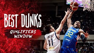 BEST DUNKS from FIBA Qualifiers Window 🔥 🎬 [upl. by Hemminger]