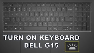 Dell Notebook G15 Laptop Keyboard Light Turn On [upl. by Bruce]