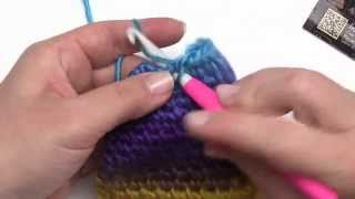 How to Crochet Center Single Crochet or Waistcoat Stitch Right Handed [upl. by Okkin]