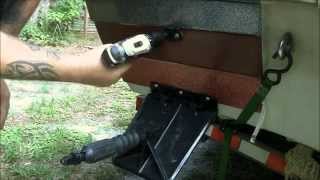 Nauticus Smart Tabs SX installation 1989 Cajun bass boat [upl. by Llemor]