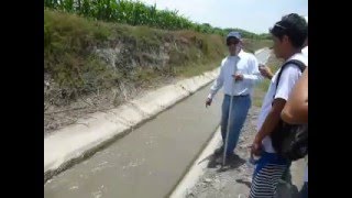 PRACTICA DE AFORO EN UN CANAL TRAPEZIODAL [upl. by Leyes]