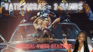 Tate McRae  2 hands Official Video REACTION [upl. by Yrral]