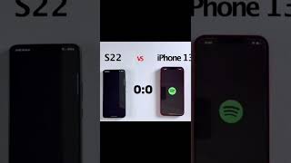 Samsung S22 vs IPhone 13 [upl. by Arhaz]