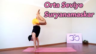 Suryanamaskar B  Orta Seviye Güneşe Selam [upl. by Vidal809]