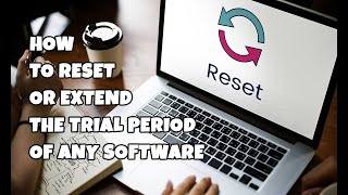 How to reset or extend the trial period of any software Working 100 [upl. by Sudnor515]