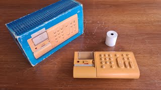 Olivetti Divisumma 18 1973 A calculator in Museum of Modern Art in New York [upl. by Eittod]