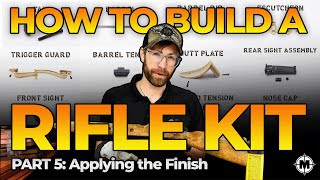 How to Build a Muzzleloader Rifle Kit Part 5 Applying the Finish kitbuild muzzleloaders [upl. by Reppiks]