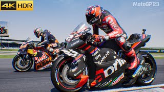 MotoGP 23  100 Race at Argentina GP w Maverick Viñales Aprilia RSGP 2024 Race Gameplay 4K [upl. by Rockwell563]