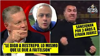 La sanción a Efraín Juárez es ABSURDA Una ESTUPIDEZ que le hayan dado 3 AÑOS  Futbol Picante [upl. by Rahr]