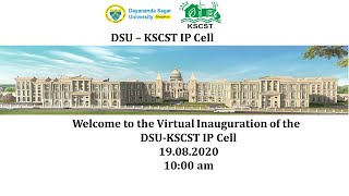 Inauguration of DSUKSCST IP Cell at 10am of Wednesday19 08 2020 2020 08 18 at 21 29 GMT 7 [upl. by Seira]