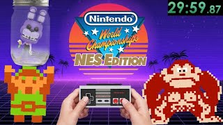 Speedrunners training game  Nintendo World Championships NES edition [upl. by Allimaj]