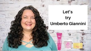 Umberto Giannini  Affordable Curly Haircare Product Review [upl. by Naehgem]