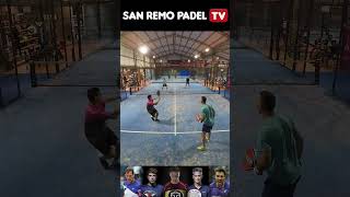 Mirá la que tiró  Final de 7° Cat Copa San Remo Sport padel sanremopadeltv [upl. by Mchail]