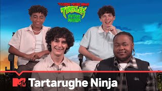 Tartarughe Ninja Caos Mutante lintervista ai doppiatori originali del film al cinema dal 30 agosto [upl. by Amsirac]