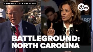 Battleground North Carolina Harris and Trump fight for votes in crucial swing state [upl. by Alderson622]