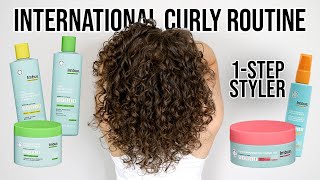 International Curly Hair Routine with Imbue from LookFantastic [upl. by Najed]