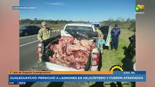 Subcrio Elseser  En helicóptero un productor persiguió a ladrones que le robaron animales [upl. by Arette562]