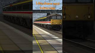 Train Simulator Class 87mk3 bombs it past Cheddington with tones [upl. by Oilla]