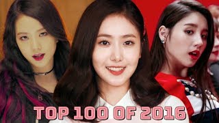 My Top 100 KPop Songs of 2016 [upl. by Anahsor]