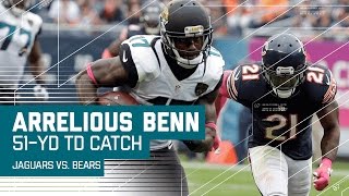 Blake Bortles TD Pass to Arrelious Benn to Take the Lead  Jaguars vs Bears  NFL [upl. by Yenaled]