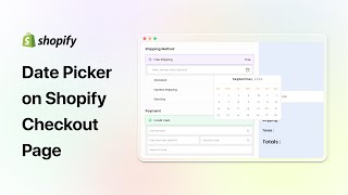 Add Delivery Date Picker to Shopify Checkout Page  Shopify checkout UI Extension [upl. by Avla61]