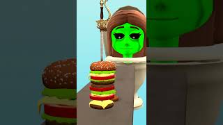 😲Sándwich XXL 🍔 para 🚽Skibidi Toilet 🧟Zombi droidcheatgaming [upl. by Holli535]