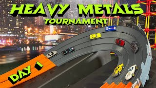 DIECAST CARS RACING  HEAVY METALS TOURNAMENT  DAY 1 [upl. by Alyos]