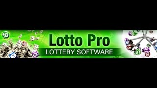 Lotto Pro Lottery Software [upl. by Xena]